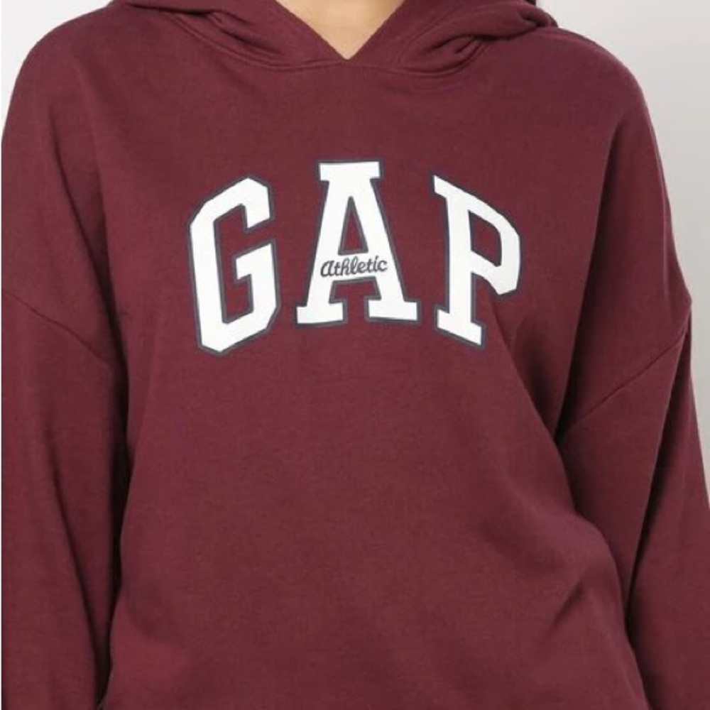 GAP “ATHLETIC” MAROON HOODIE